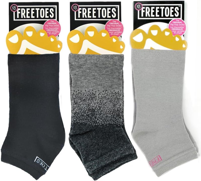 Freetoes Toeless Socks 3 pack - Image 2